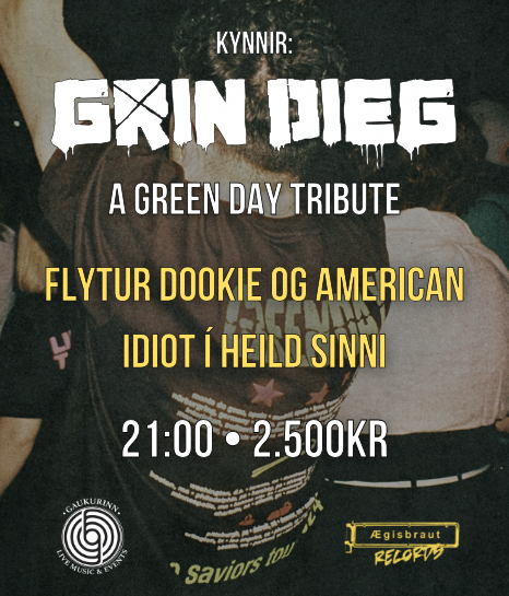 Green Day tribute: Grín Deig flytur American Idiot og Dookie 